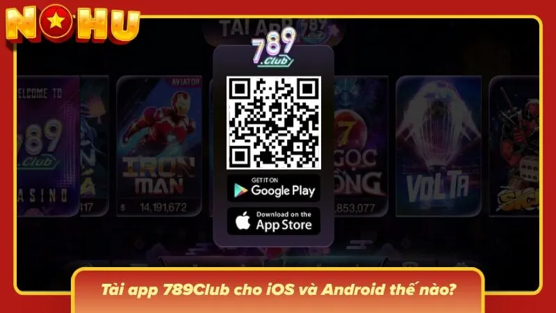 Màn hình cài ứng dụng trình bày gọn trên nền giao diện di động