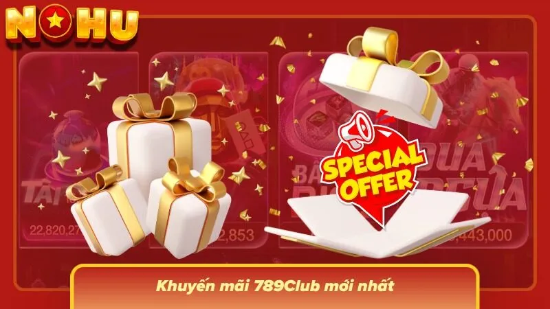 Banner ưu đãi nổi bật với nhiều chương trình tặng thưởng xịn sò