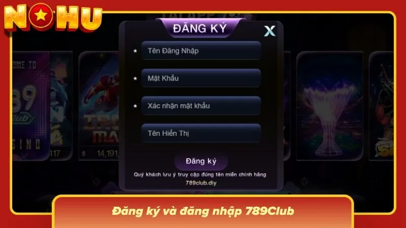 Biểu mẫu tài khoản được bố trí gọn với các trường thông tin cần thiết