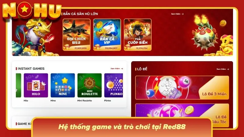 Mỗi danh mục cá cược hấp dẫn khách chơi với sức hút riêng