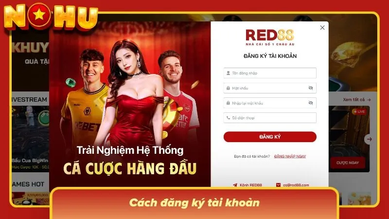 Các bước tạo tài khoản hiển thị tuần tự giúp hạn chế thao tác bỏ sót